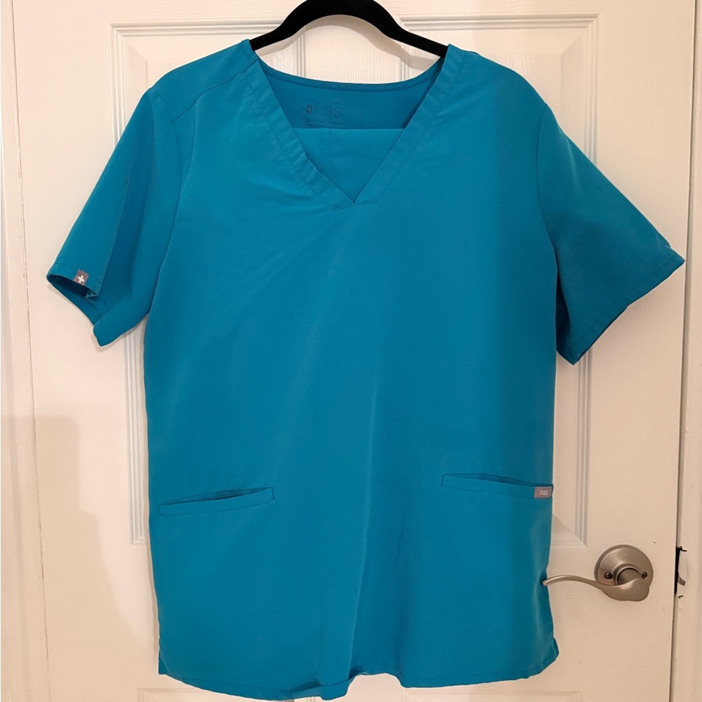 Women's Teal Figs Scrubs Set